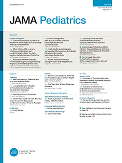 Jama Pediatrics Cn1699 Journals And Submissions